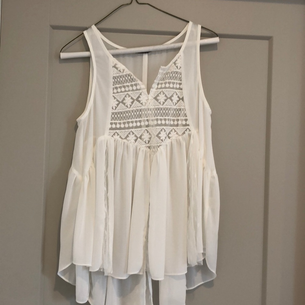 White tank top